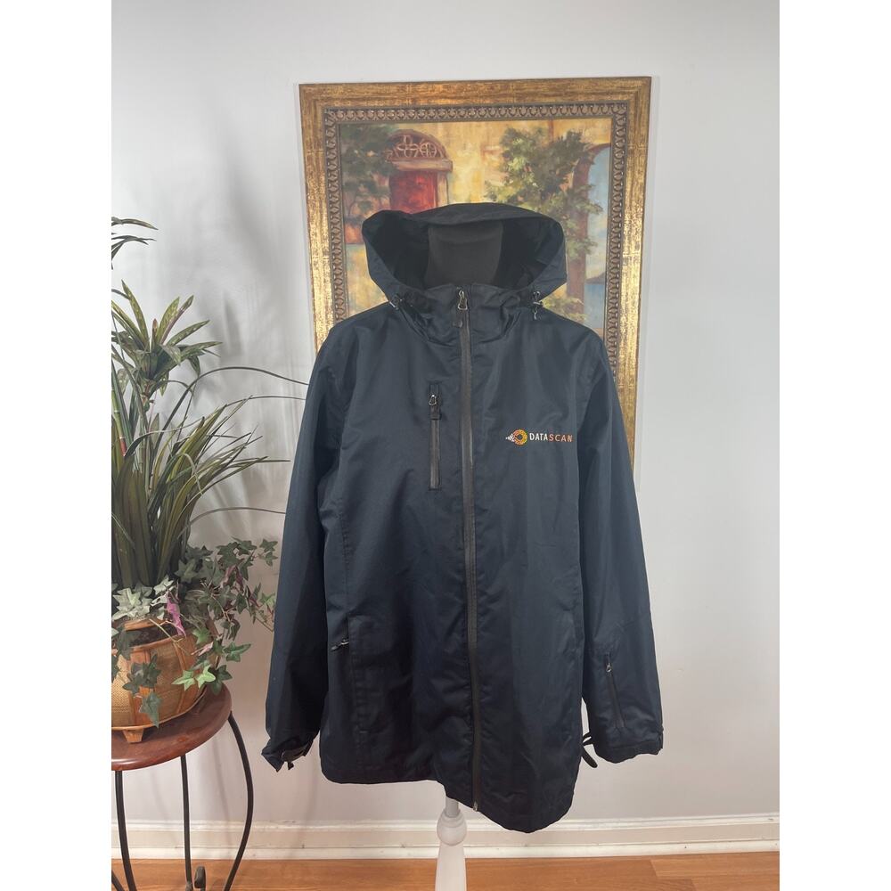 Port Authority Jacket Womens XL Navy Hooded Soft Shell Outdoor Utility Gorpcore